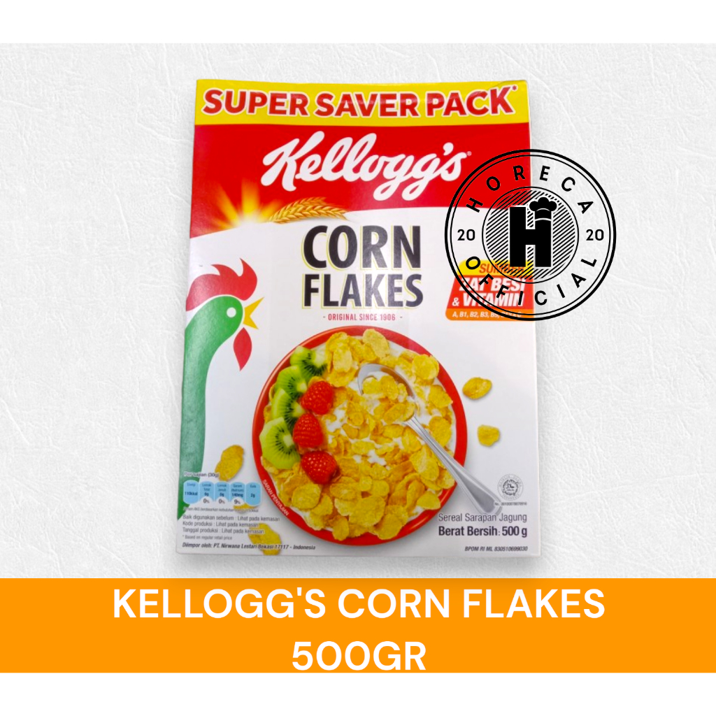 KELLOGG'S CORN FLAKES 500GR/SEREAL KELLOGG'S CORN FLAKES 500GR
