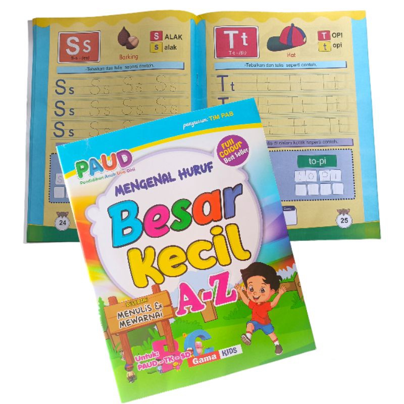 

BUKU ANAK BELAJAR MENGENAL HURUF KECIL DAN BESAR