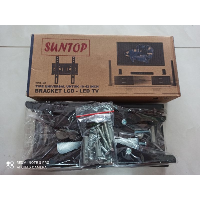 RK Bracket dinding TV paxton 10-42" / Breaket DINDING TV SOK 42" / Bracket TV 10"-42" suntop /