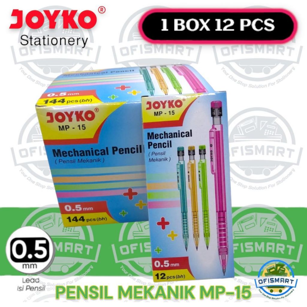

Joyko Mekanik Pensil 0.5mm MP-15 | @1Ktk=12PCs