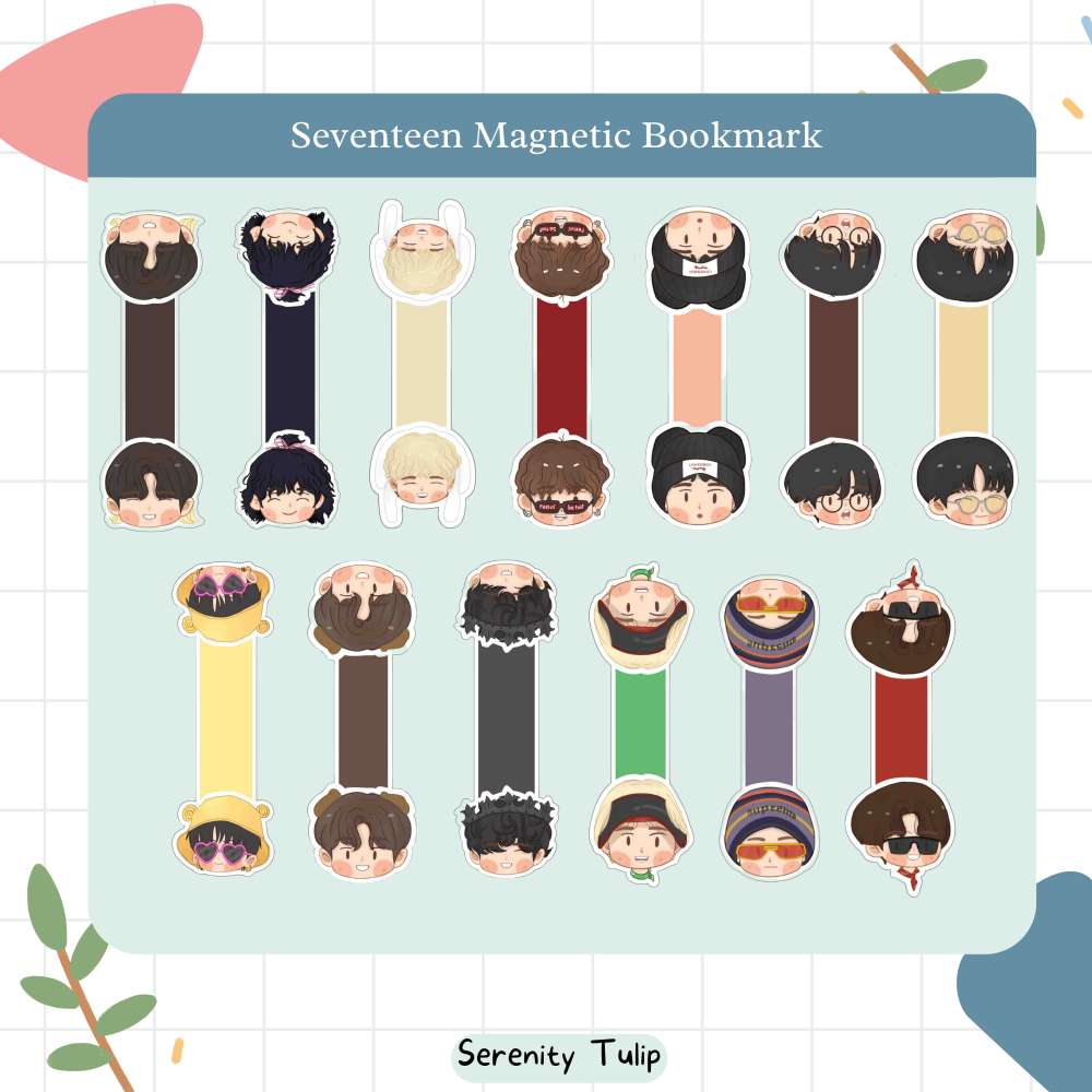 

SERENITY TULIP Seventeen Bookmark / Pembatas Buku