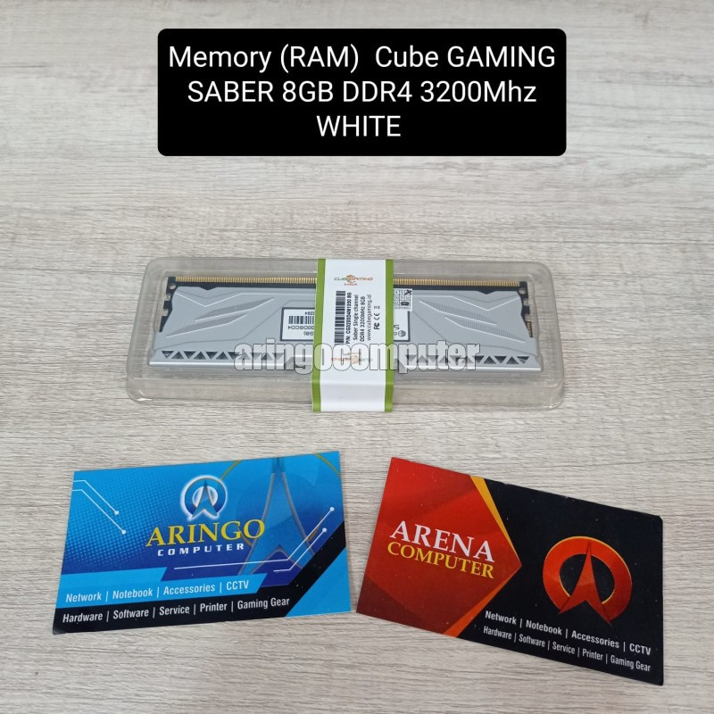 Memory (RAM) Cube GAMING SABER 8GB DDR4 3200Mhz WHITE