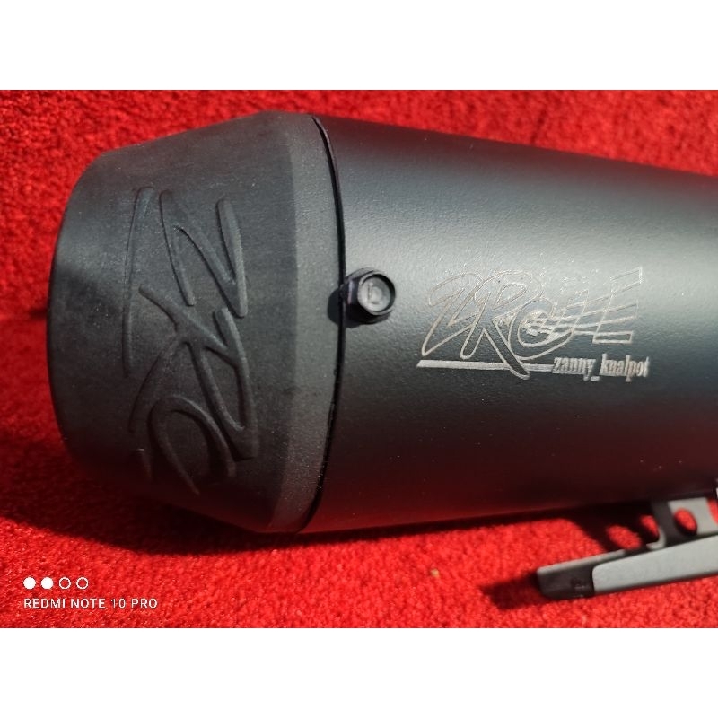 Knalpot Muffler hitam ZRC  Vario 160/PCX 160
