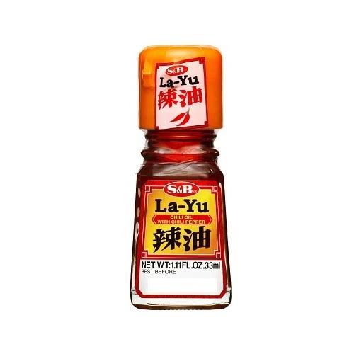 

S&B LA YU CHILI OIL 33 ML / La - Yu Minyak Cabe