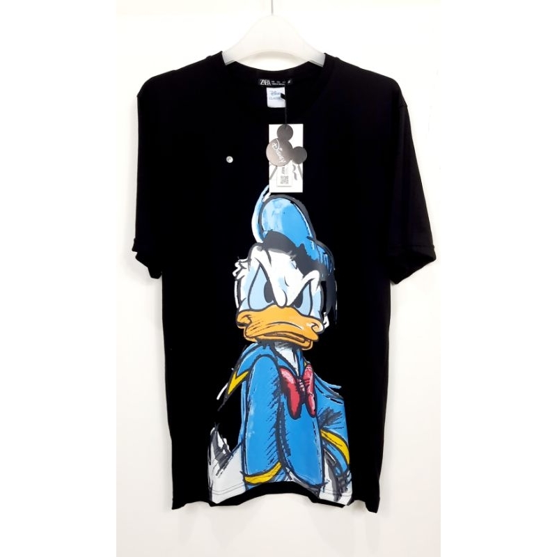 kaos oversize wanita donal / t shirt donal duck / kaos zara donal / atasan / kaos disney / kaos pria