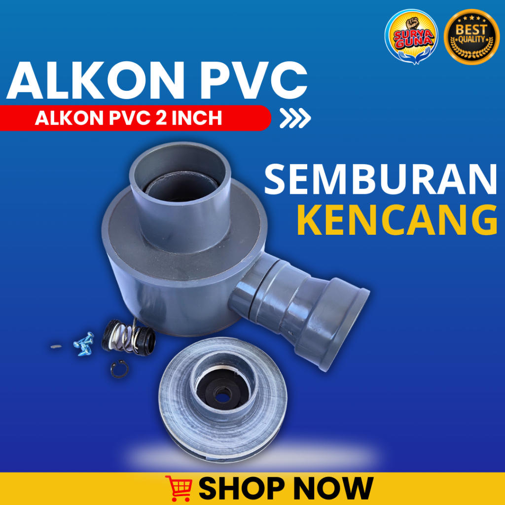 Pompa alkon 2 dim Surya guna siap kirim alkon pvc Magelang