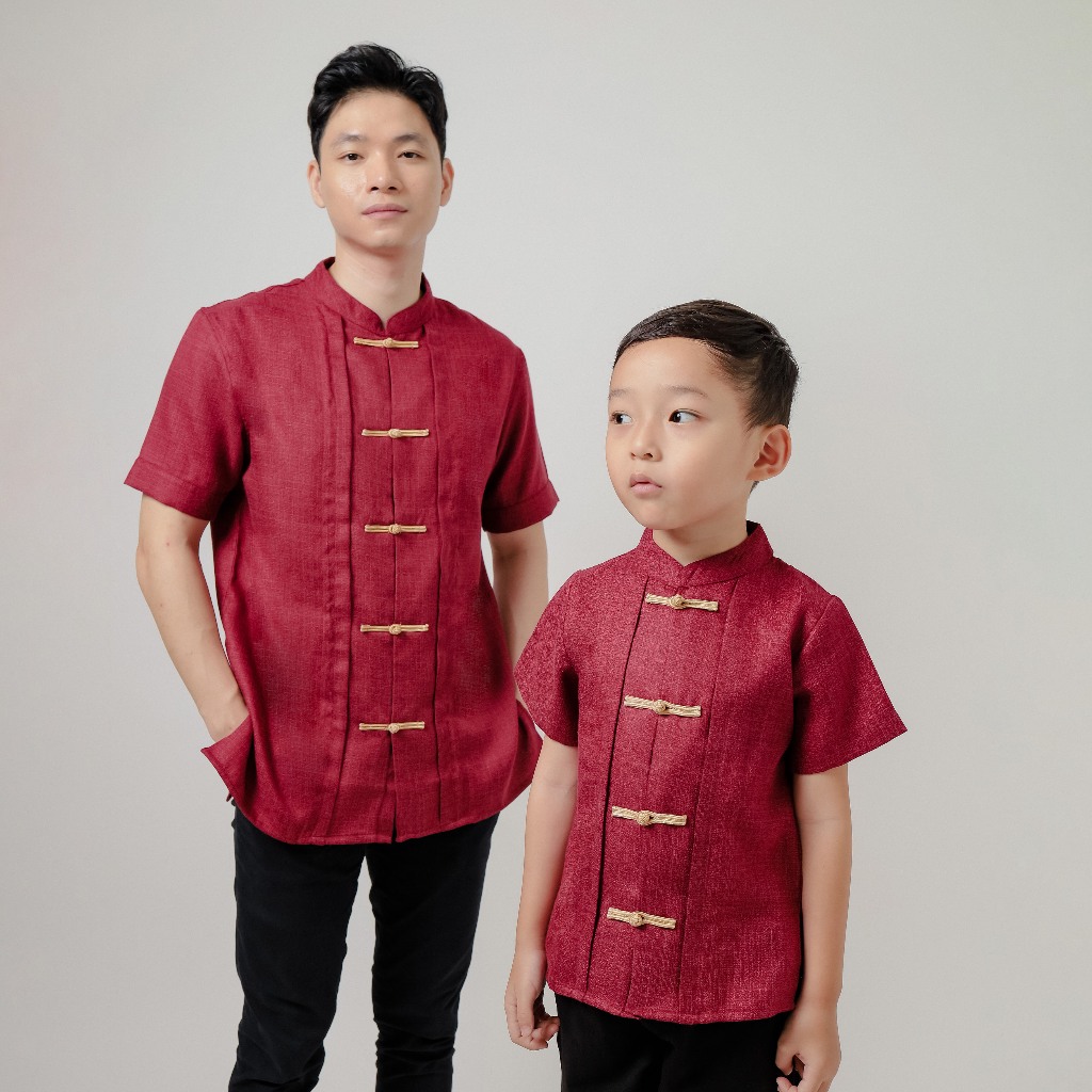 ZIEL KIDS - Huan Cheongsam | CNY Collection | Cheongsam Couple Dad And Boy | Chinese New Year