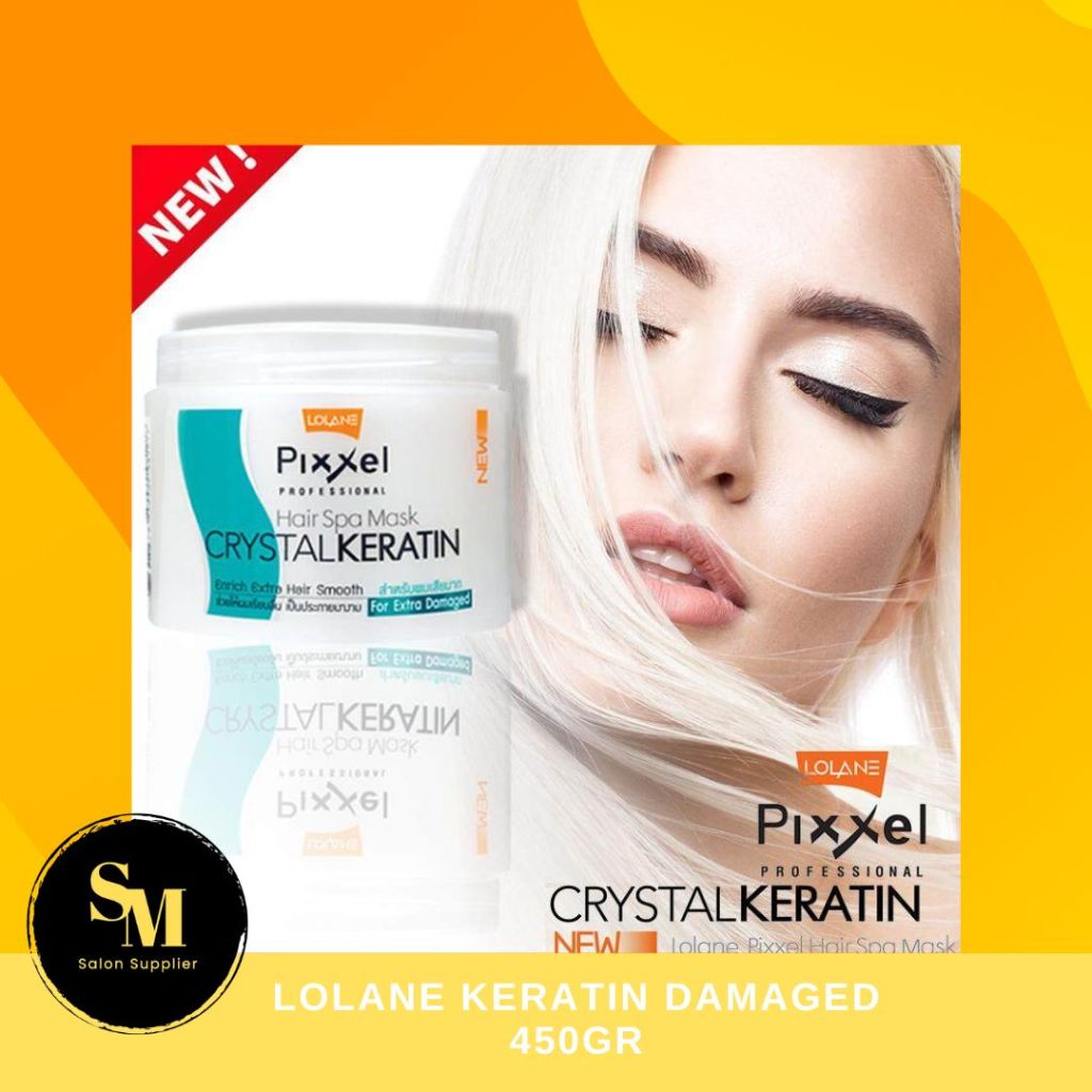 Lolane Pixxel Keratin Hair Spa Mask For Extra Damage - Rambut Rusak