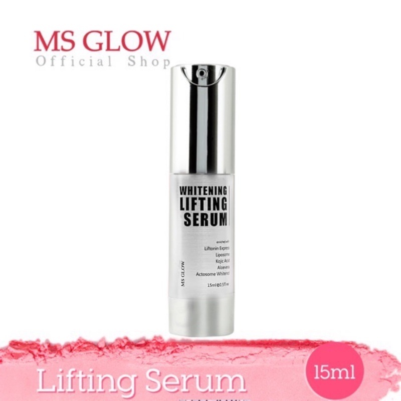 MS Glow Lifting Serum Essence Retinol White Cell DNA Acne Whitening Gold Luminous Original BPOM
