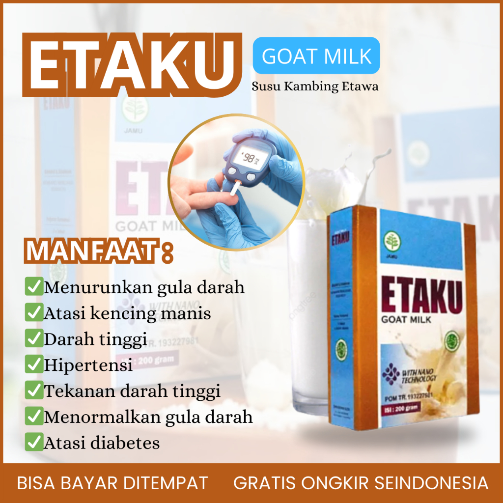 Susu untuk Menurunkan Gula Darah, Obat Darah Tinggi, Obat Diabetes, Obat Kencing Manis, Obat Penurun