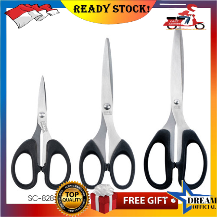 

Gunting Joyko SC-838-SC-848 Kecil Kertas / Small Stainless Steel Scissors [PER PCS]