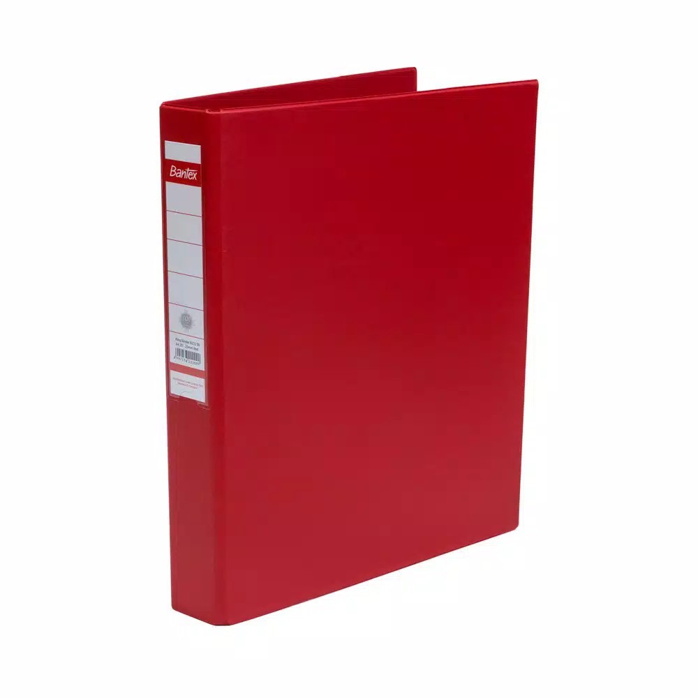 

Bantex Ring Binder 2 Ring D 25mm A4 Red