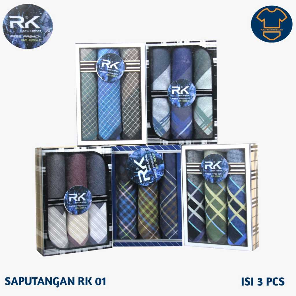 Sapu tangan RECTI KAMAS isi 3 pcs