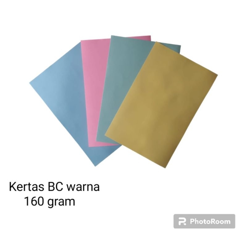 

kertas bc warna 160gr perbks isi 100 pc # GBK