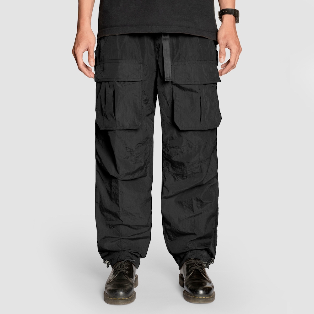 Vearst Long Cargo Pants Freud Black