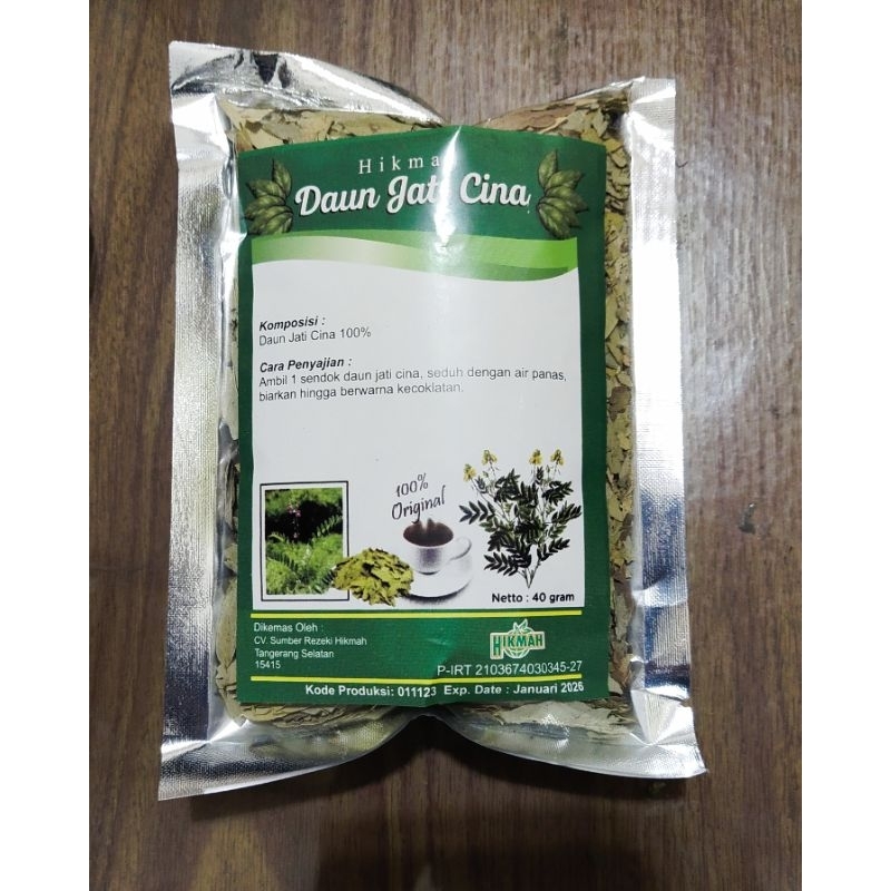 

Teh jati cina/teh pelangsing merk HIKMAH HERBAL