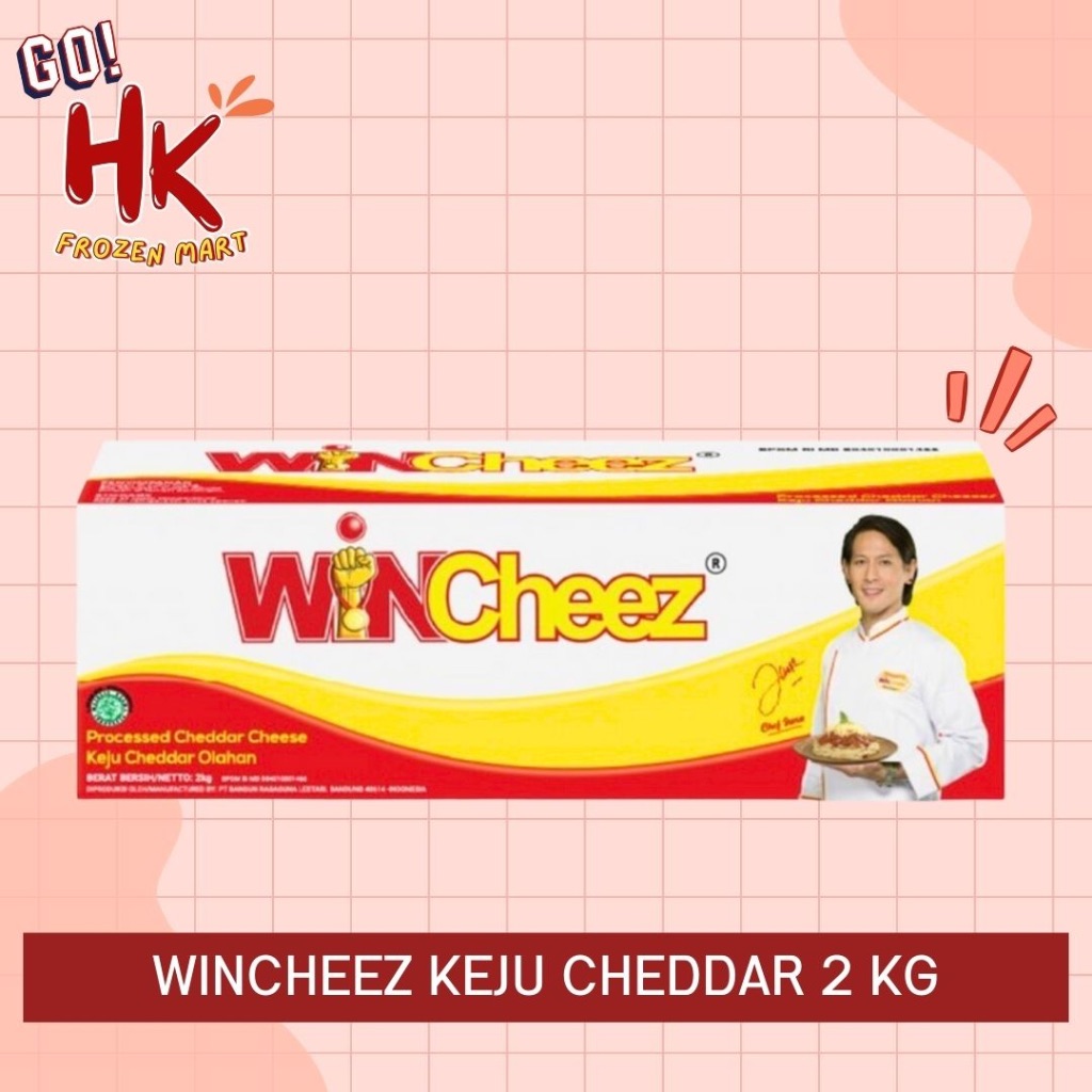 

Wincheez Keju 2 KG | cheese cheddar parut prochiz kraft HK Frozen Mart