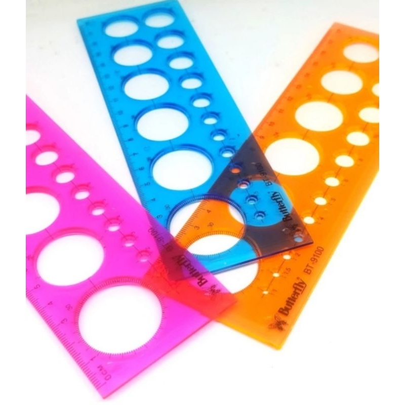 

Penggaris Lingkaran Butterfly BT-9100 (1 Pcs)