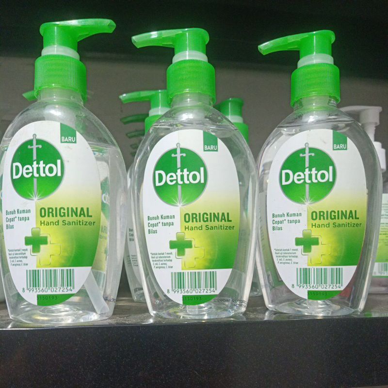Dettol hand sanitizer original 200ml Pump