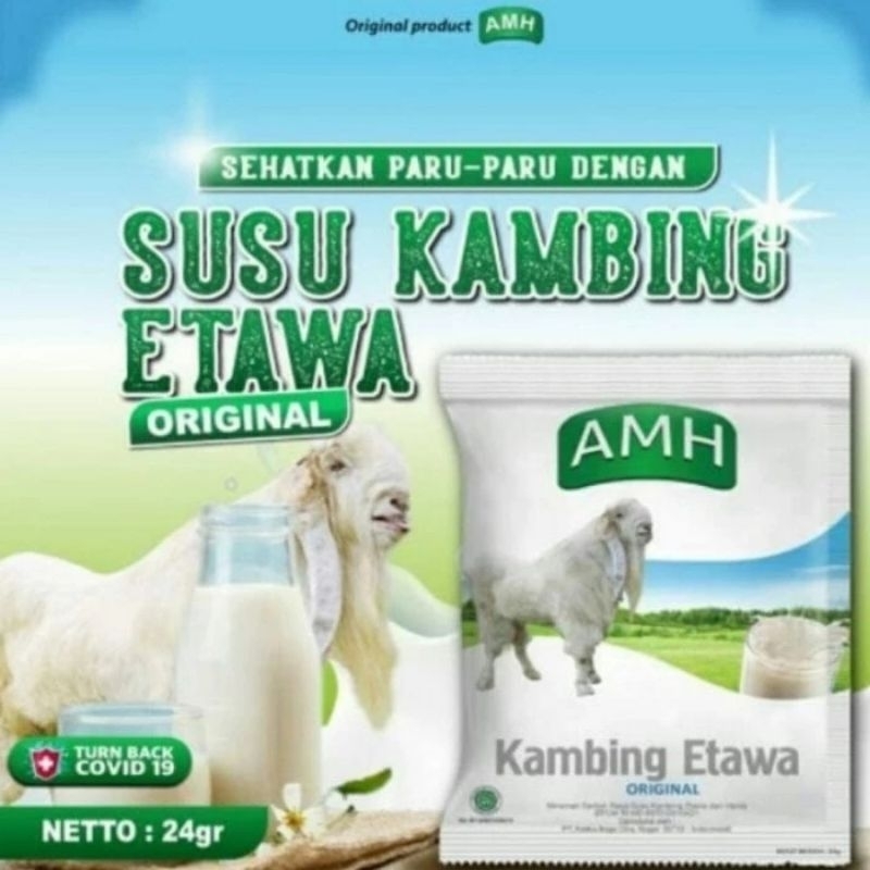 

Susu Kambing bubuk AMH Original /Kemasan BOX putih Original Susu