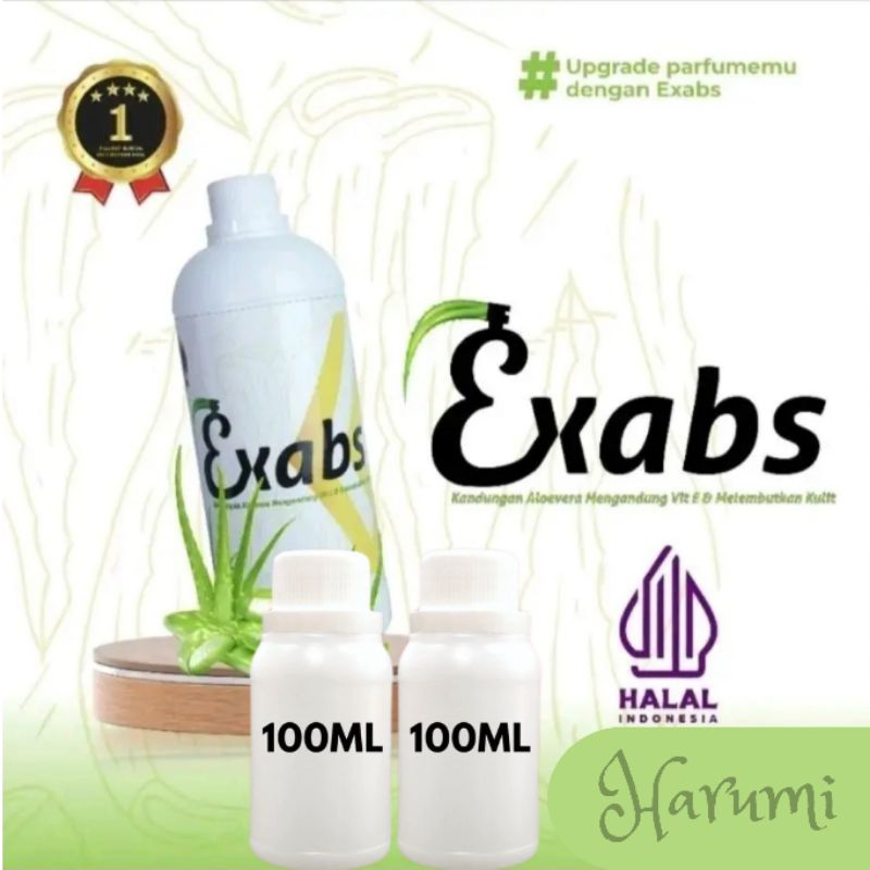 EXABS Extrak Aloevera campuran parfum spray 100ml Halal/Non alkohol