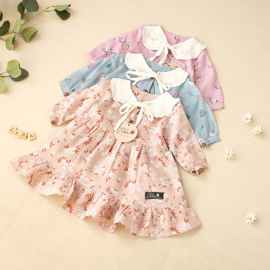 GAMIS BAYI PEREMPUAN 0-2 TAHUN BAJU AQIQAH PREMIUM BY ZEBA