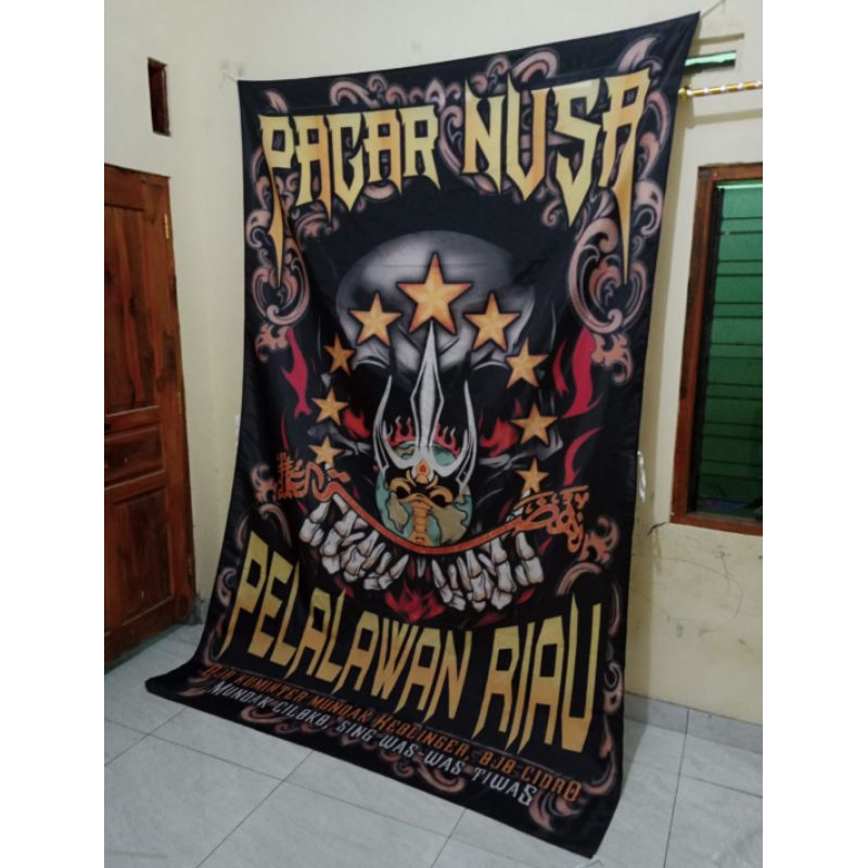 UMBUL UMBUL BENDERA FULL PRINTING PAGAR NUSA