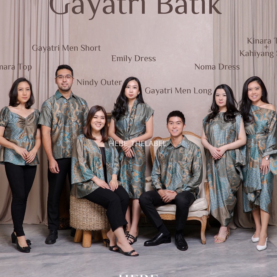 Ready Stock Gayatri Batik Set ( Available Couple ) - Kinara Kahiyang Noma Listya Uma Haewon Jun Emil