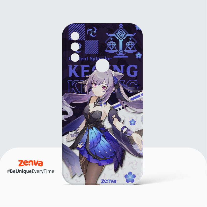 ZENVA CASE - Phone Case Casing HP costume Keqing New Skin - Softcase Keqing New Skin costume figure