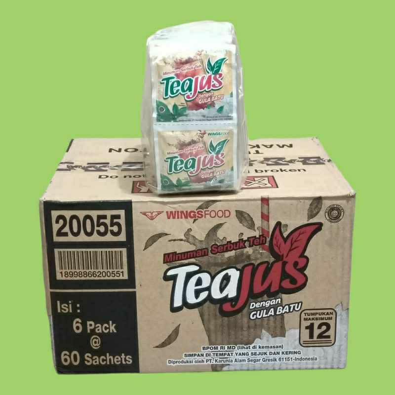 

Tea Jus Gula Batu 8gr 1 Dus [360 sachet/Karton]