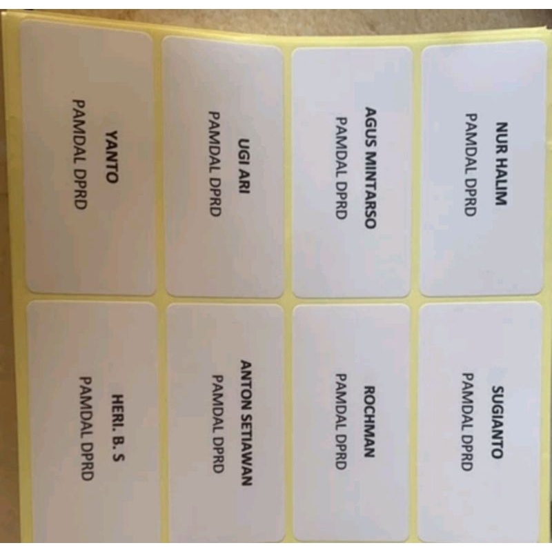 

CETAK LABEL NAMA TAMU UNDANGAN