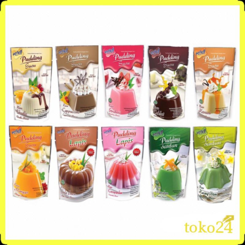 

Nutrijell Pudding All Variant