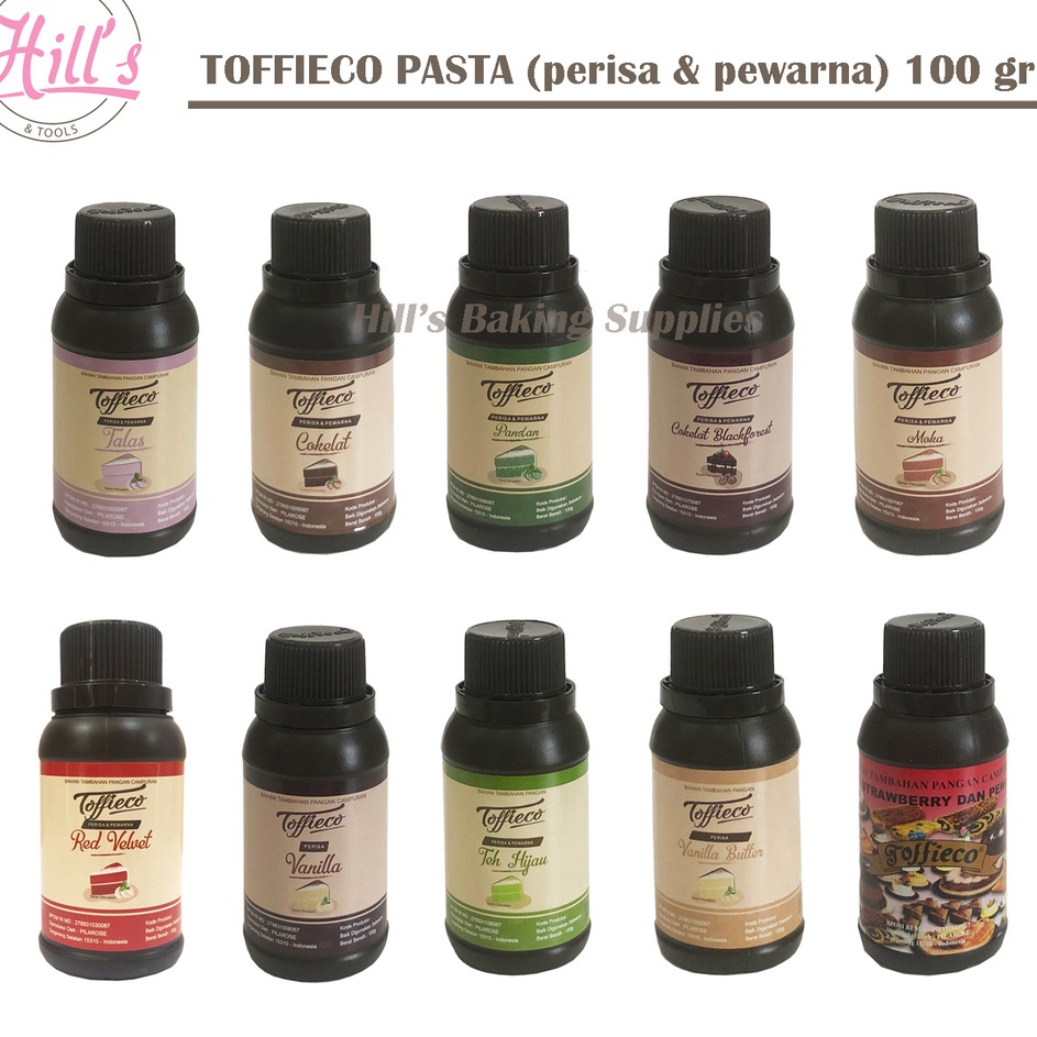 

Harga Termurah TERLENGKAP !!! PASTA & RUM TOFFIECO 100 gr / PERISA PERASA RHUM TALAS COKLAT PANDAN BLACKFOREST MOKA KOPI VANILA BUTTER STROBERI RED VELVET DURIAN ZERO BAKAR TOFIECO TOFICO TOFIKO TOFFIENA100 ml Best Produk