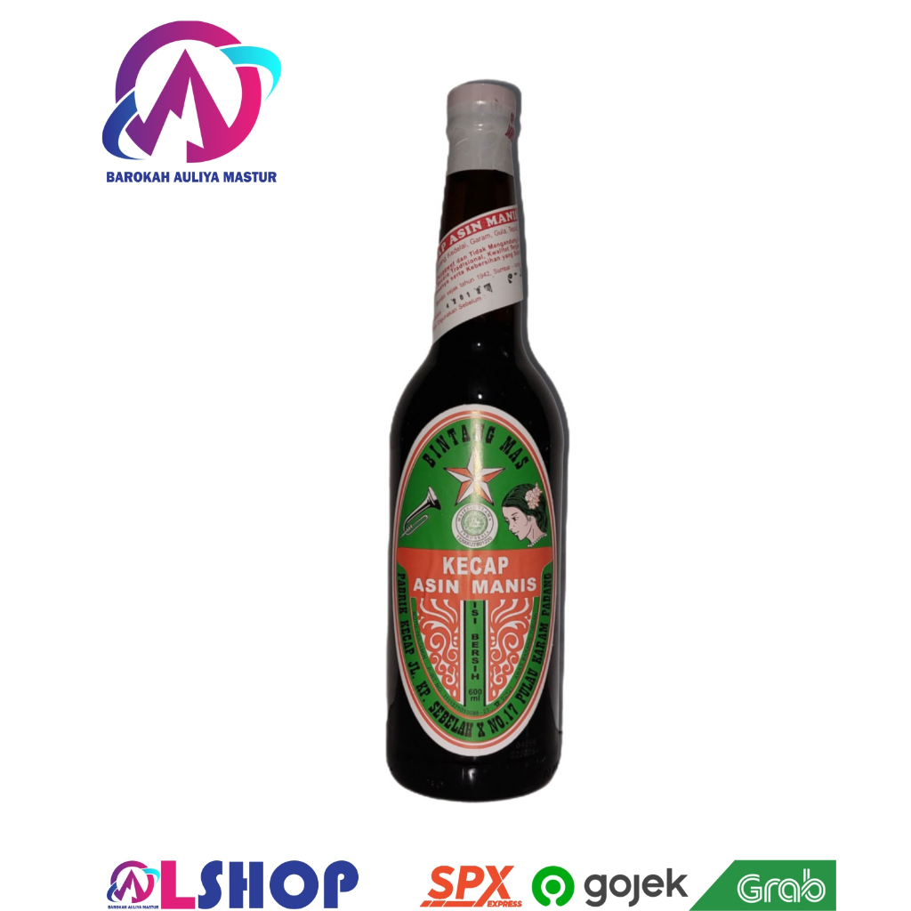 

Kecap Asin Manis Bintang Mas All Varian Kemasan (600ML, 450ML, 235ML, 140ML) Sembako BAM Pasar Murah Online Padang