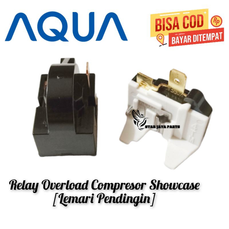 Relay Ptc Overload Showcase AQUA / Lemari Pendingin AQUA
