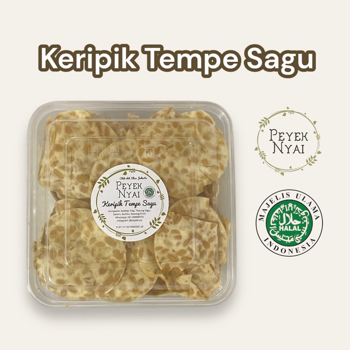 

Murah Banget Peyek Nyai | Keripik Tempe Sagu (Large/Toples Kotak) Best Seller