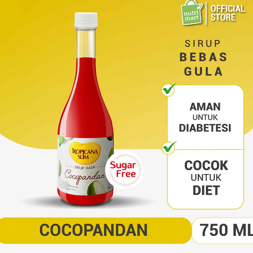 

Terbaru Tropicana Slim Sirup Cocopandan 750ml - Syrup Bebas Gula Terbaru