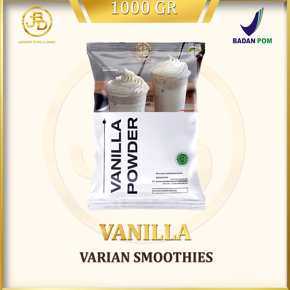 

GROSIR MURAH Bubuk Minuman Premium VANILLA - Jakarta Bubble Drink | BPOM&HALAL