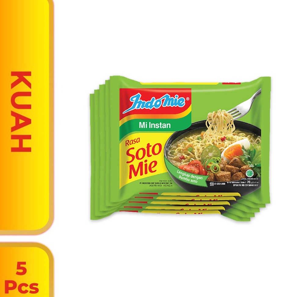 

✾SUPER DISKON♥ 5 Pcs - Indomie Kuah Soto Mie