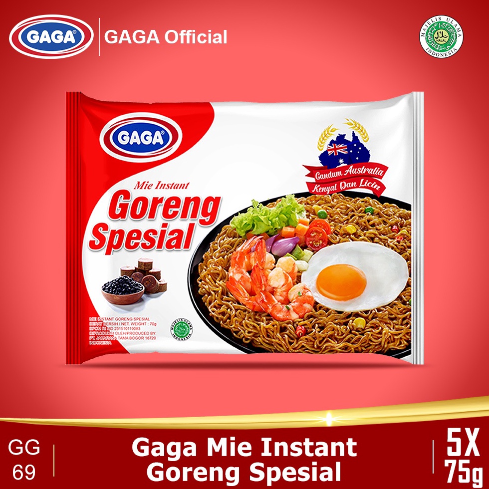 

Star 8.8 Beli 3 PCS GAGA Mie Goreng Spesial Gratis 2 PCS GAGA Mie Goreng Spesial (GG69)