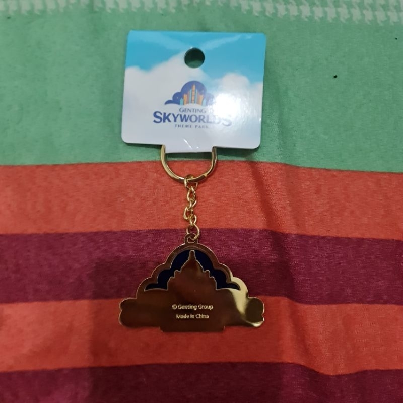 Gantungan Kunci Key Chain Besi Genting Skyworlds Skyworld Malaysia Ori