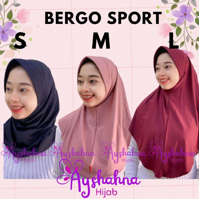 Hijab Jilbab Kerudung anak SPORT SIZE S bisa buat sekolah uk anak SD-SMP