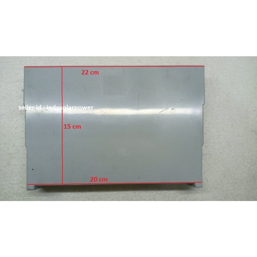Talang air atap hujan RG-220 8" Maspion 4m PVC kotak RG 220 22cm