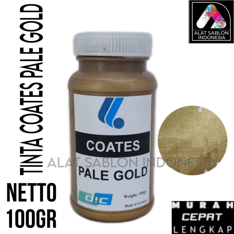 TINTA COATES PALE GOLD TINTA SABLON GELAS 100GR