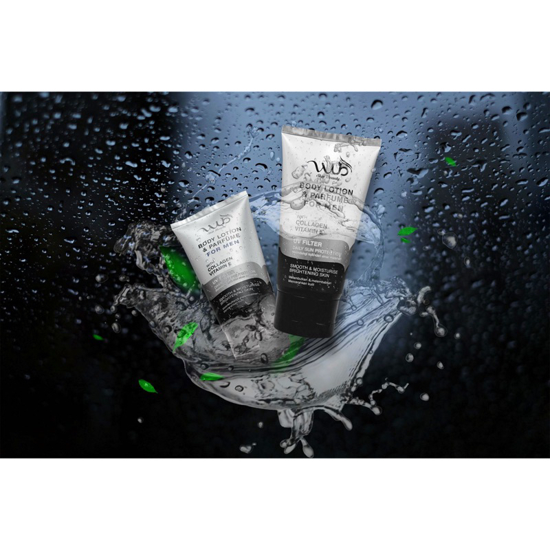 WUB Body Lotion & Parfume for Men – Cerah, Lembap & Wangi Maskulin Seharian