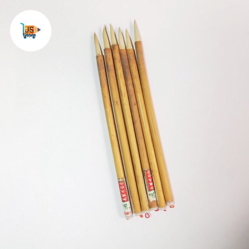 

Kuas Kaligrafi Bahan Bambu / Kuas Mao Bi / Kuas Mopit / Kuas Maopit