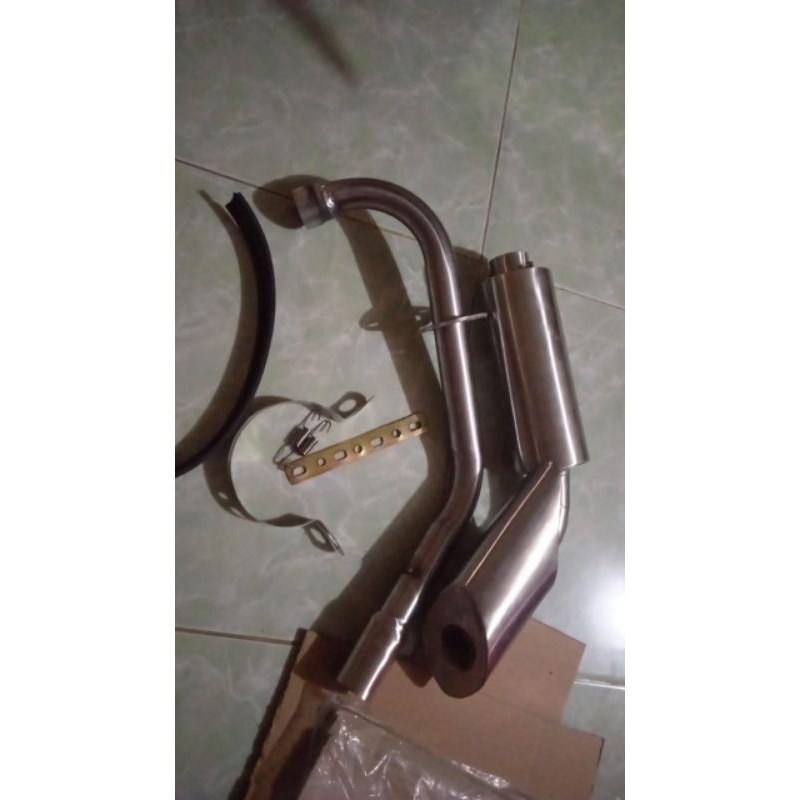 knalpot underbelly suara standar fullstainless motor vixion new old xabre r15 all new cbr150r byson 