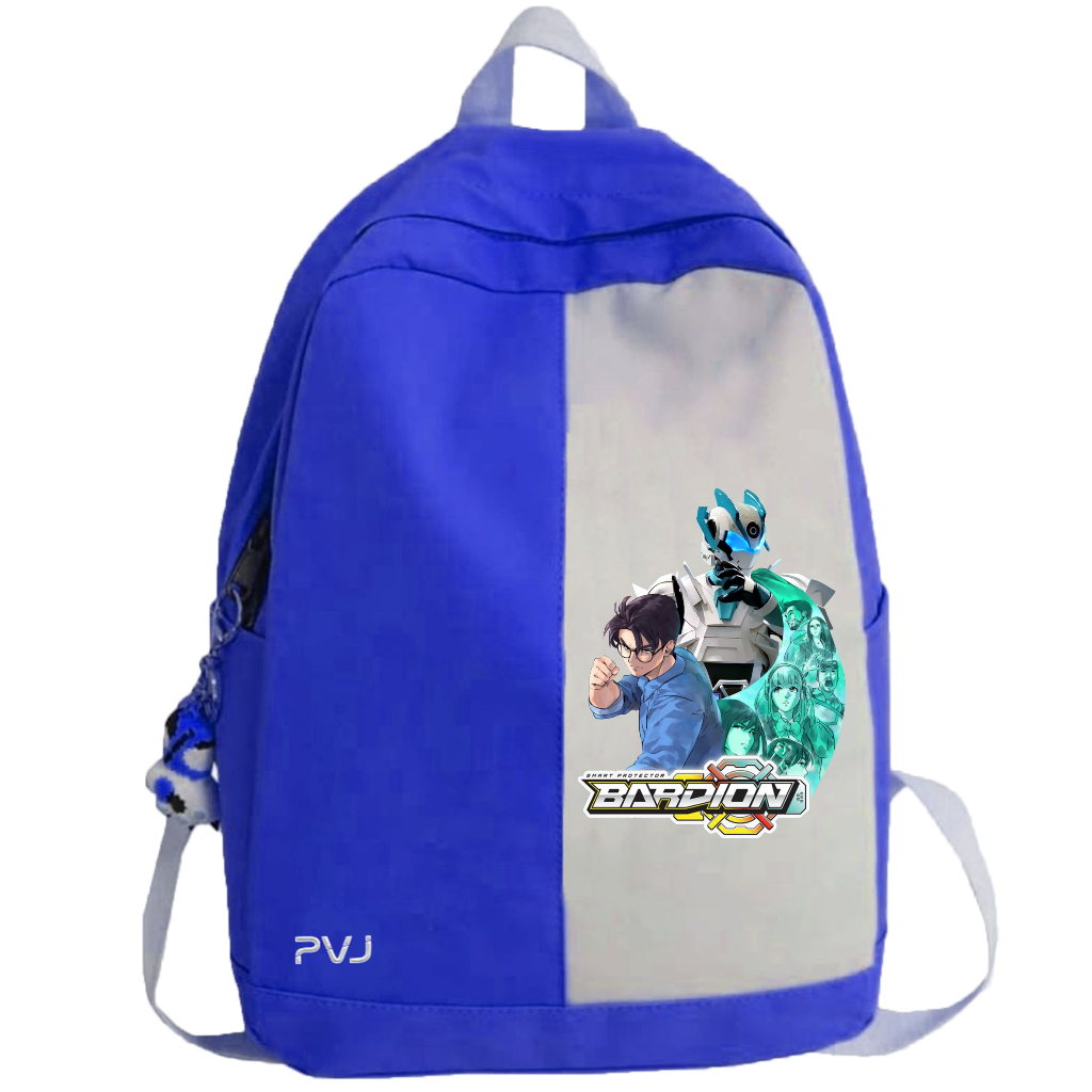 PVJ Tas Motif Robot Terbaru Karakter Bardion Tas Anak Sekolah