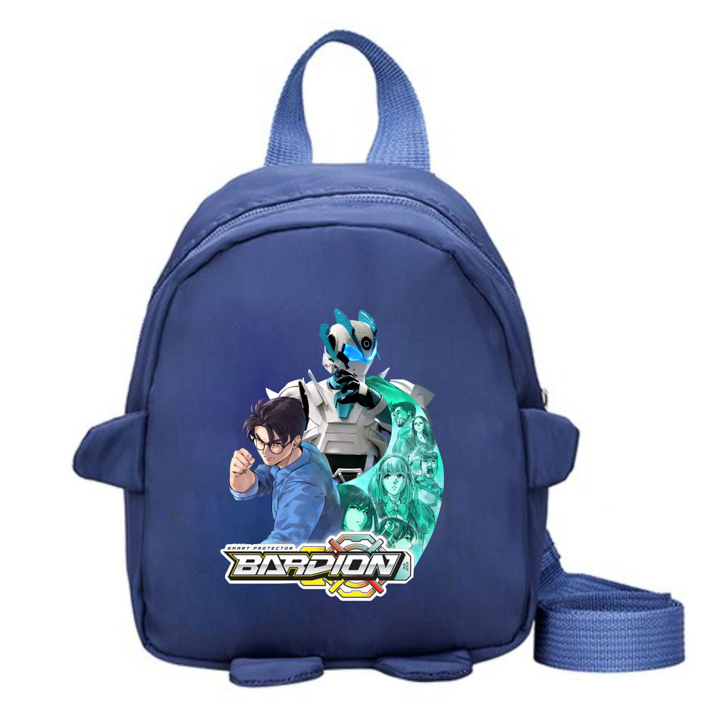 PVJ Tas Ransel Mini Anak Motif Robot Karakter Bardion Tas Anak