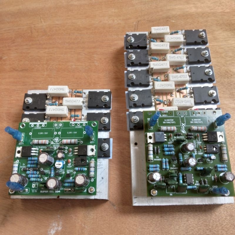 kit power amplifier final 3 set driver socl 506 original